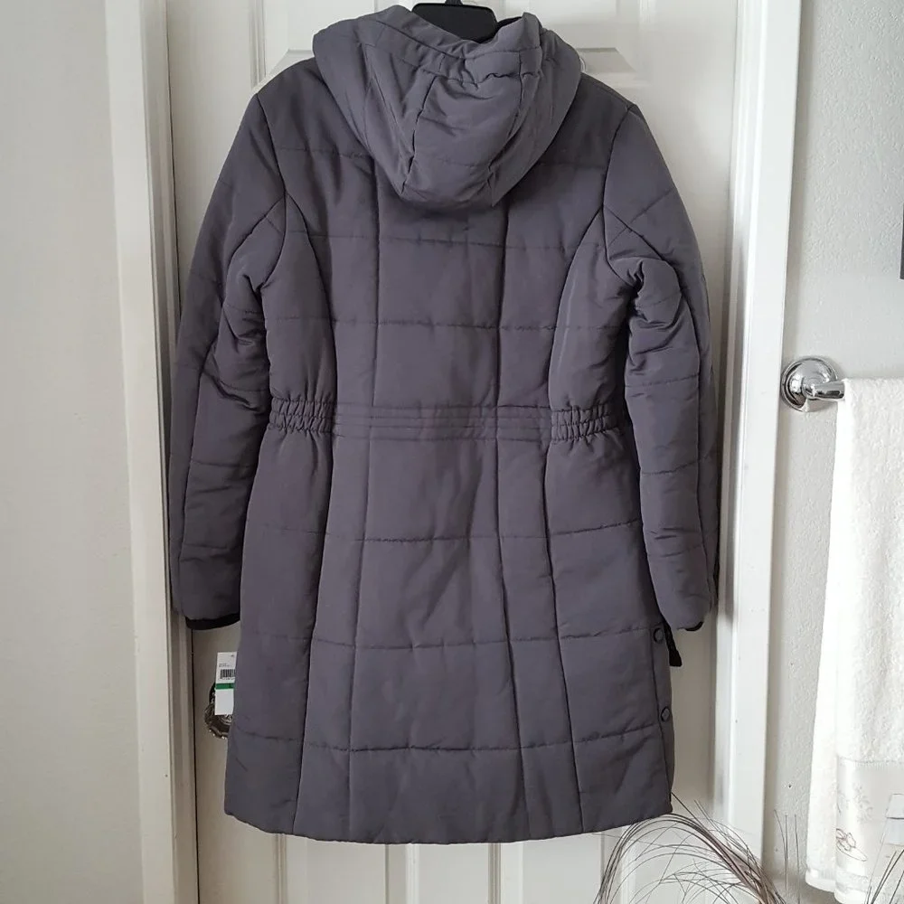 Lucky Brand Puffer Hooded Jacket NWT L